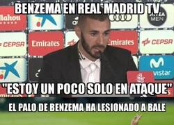 Enlace a Benzema le tira una puyita a Bale