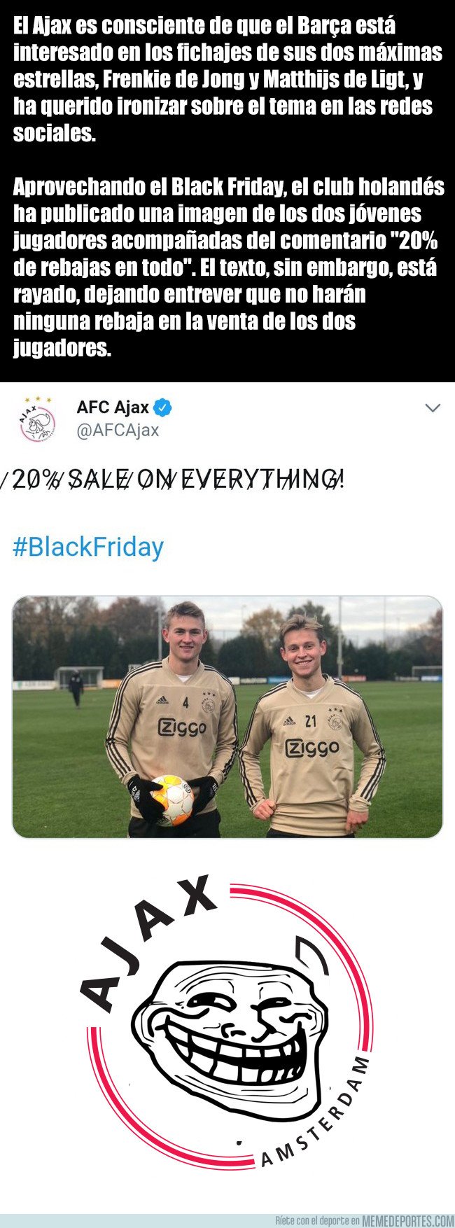 1057086 - El Ajax comunicó que no todo estaba de oferta por el Black Friday