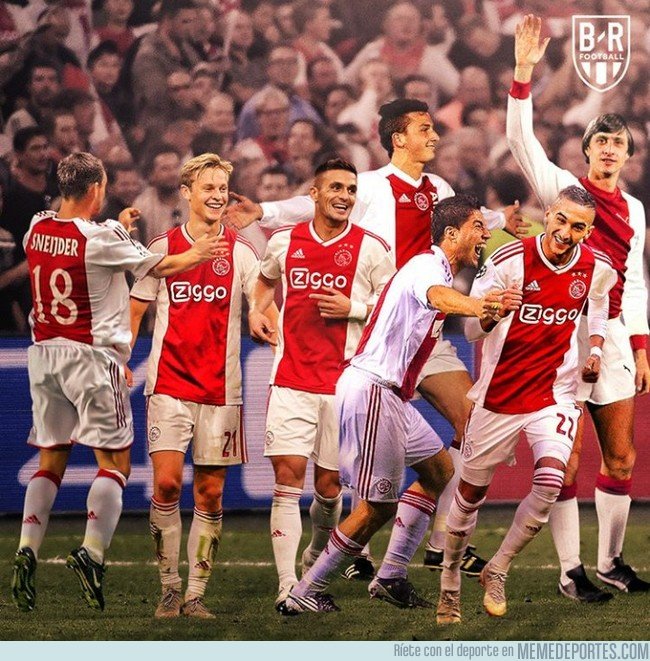 1057460 - El Ajax vuelve a octavos como en los viejos tiempos, por @brfootball