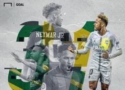 Enlace a Con su gol ante el Liverpool, Neymar se convierte en el máximo goleador brasileño de la historia de la Champions, por @goalglobal