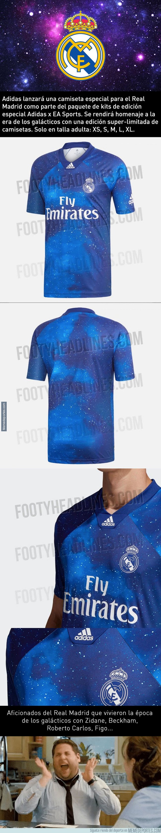 1057590 - Adidas lanzará una camiseta exclusiva del Real Madrid galáctica, y si eres aficionado merengue, LA VAS A NECESITAR