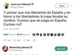 Enlace a El ex-portero Chilavert raja de forma gratuita de España y Mrchip se le echa encima