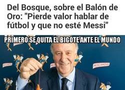Enlace a Del Bosque se rinde ante Messi