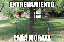 Enlace a Imágenes exclusivas del campo de entrenamiento de Morata