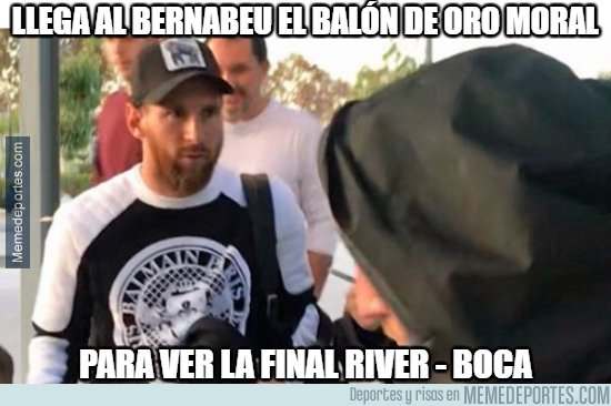 1058524 - Messi llega al Santiago Bernabeu para ver la final