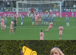 Enlace a Algún que otro madridista con los goles de Messi frente al Espanyol