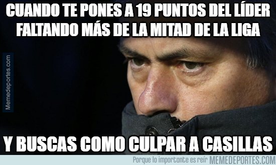 1059191 - Mourinho a punto de lanzar otra perla de Casillas para desviar la atención