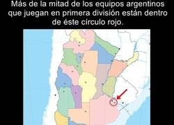 Enlace a La extraña distribución geográfica de la liga argentina