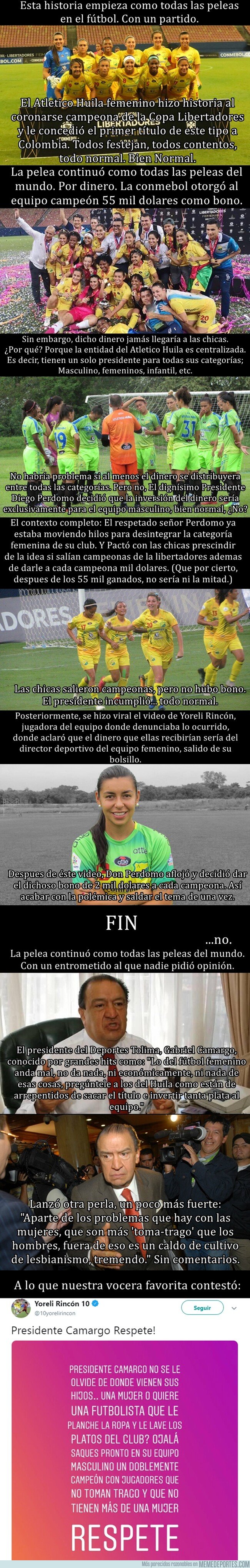 1059662 - La terrible disputa con el fútbol femenino en Colombia donde se saltan todas las reglas de decencia