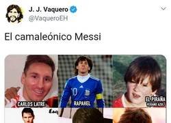 Enlace a El camaleónico Messi, por @vaqueroeh