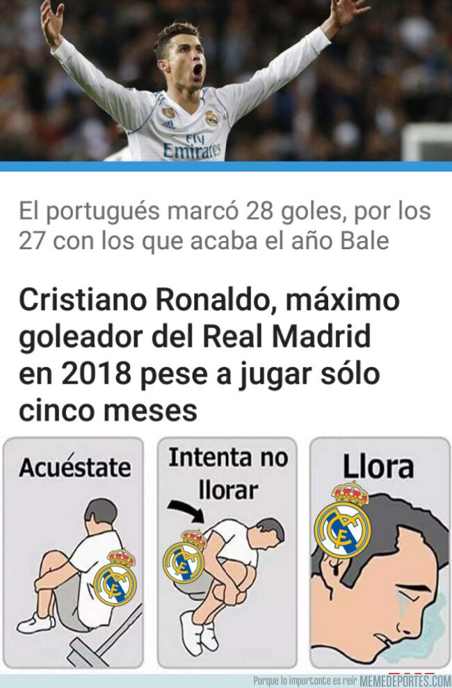 1060295 - Cristiano consigue ser el máximo goleador del Madrid en 2018