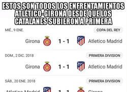 Enlace a Girona contra Atlético, empate seguro