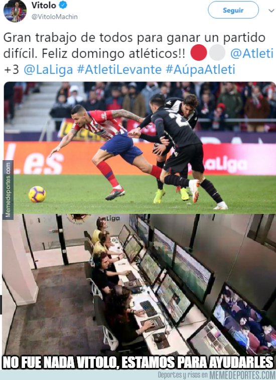 1061290 - Atlético de Madrid le gana al Levante con un penalti que no fue