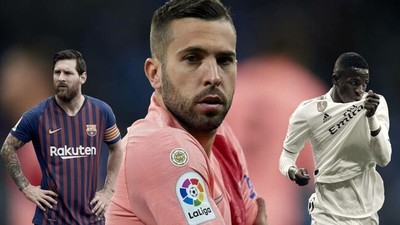 1061417 - A Jordi Alba le preguntan por la comparación Vinicius con Messi y su respuesta lo dice todo