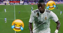 Enlace a La 'espaldinha' fallida de Vinicius contra el Leganés ¡en el minuto 93 y perdiendo!