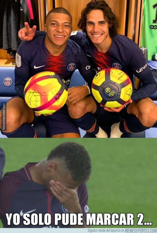 1062060 - Neymar no se pudo llevar un balón del baño al Guingamp
