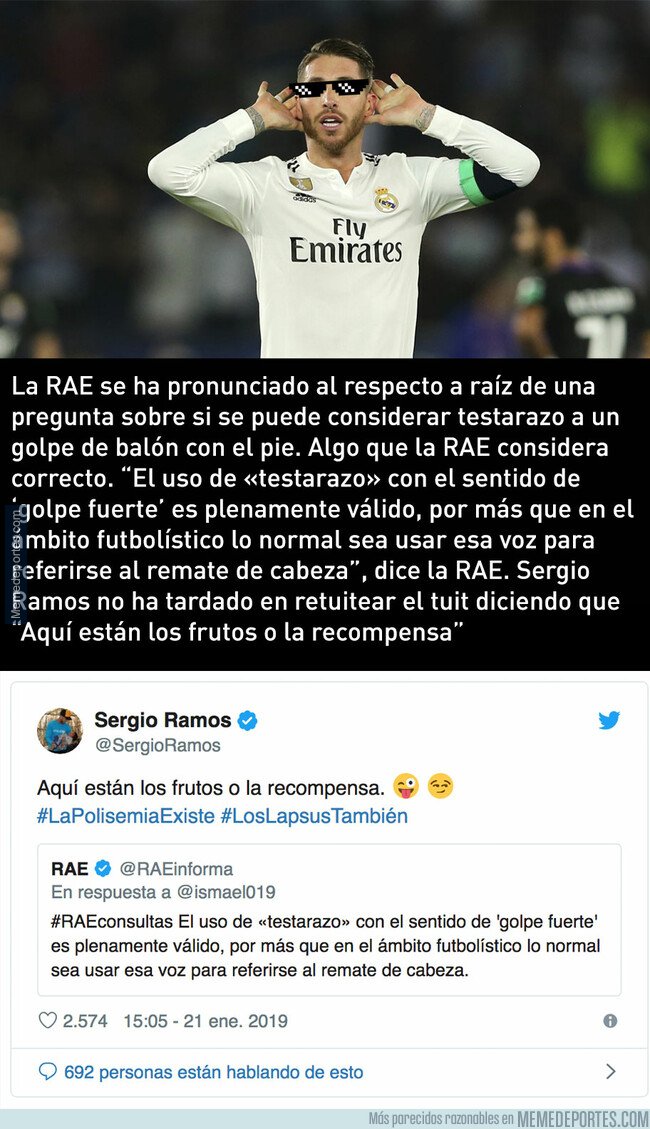 1062118 - ÚLTIMA HORA: La RAE da la razón a Sergio Ramos
