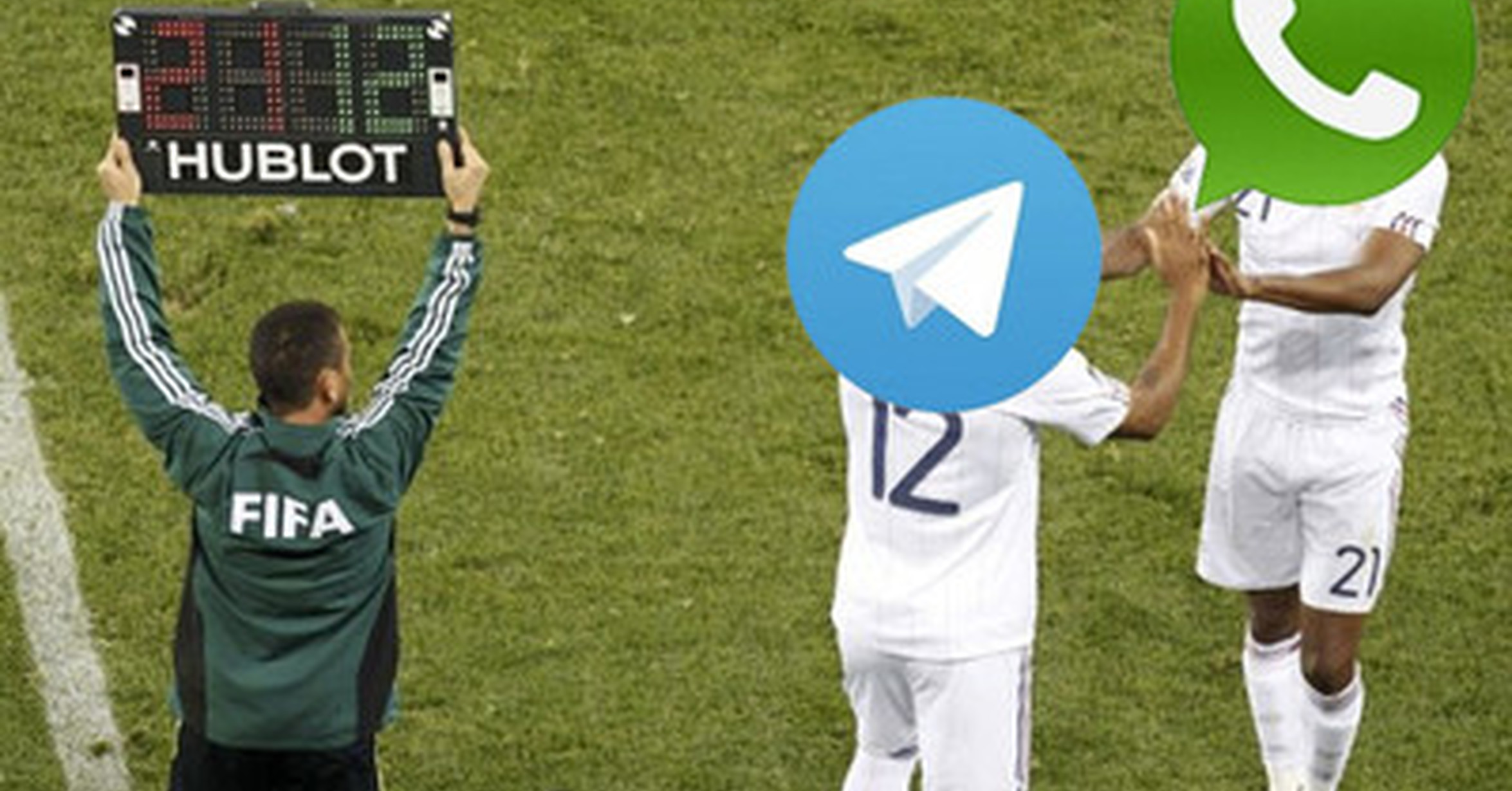 [ MEMEDEPORTES ] Siempre que cae Whatsapp, entra Telegram, todo el
