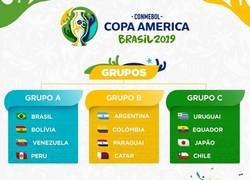 Enlace a Así quedaron los grupos de la copa América 2019