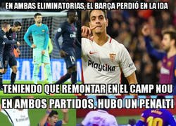 Enlace a Las similitudes entre el Barça-Sevilla de Copa y aquel Barça-PSG de 2017