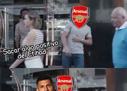 Enlace a Agüero paró al Arsenal con un hat-trick