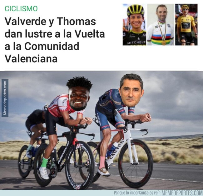 1063563 - Valverde y Thomas se pasan al ciclismo