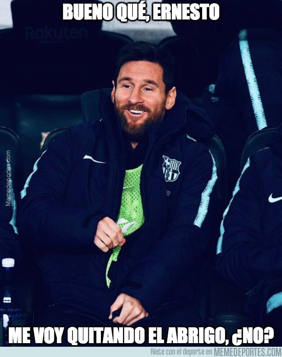 1063626 - Tras el gol del Madrid, Messi ya puede ir calentando
