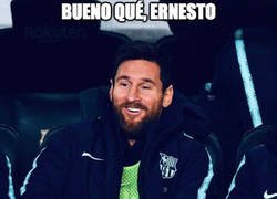 Enlace a Tras el gol del Madrid, Messi ya puede ir calentando