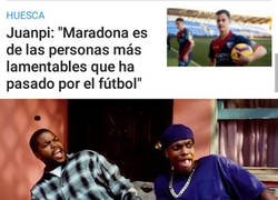 Enlace a ¡Menudo palo de Juanpi Añor a Maradona!