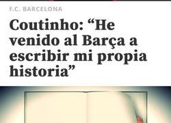 Enlace a La historia de Coutinho en el Barça
