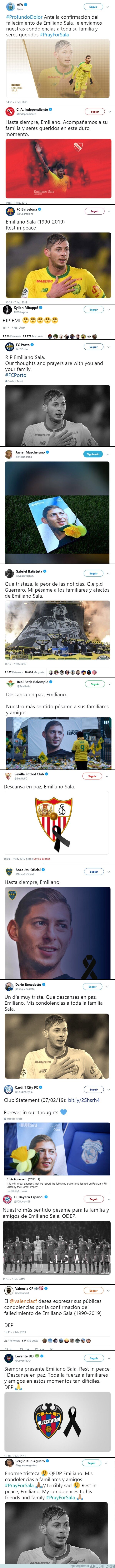 1063769 - El mundo del fútbol despide a Emiliano Sala