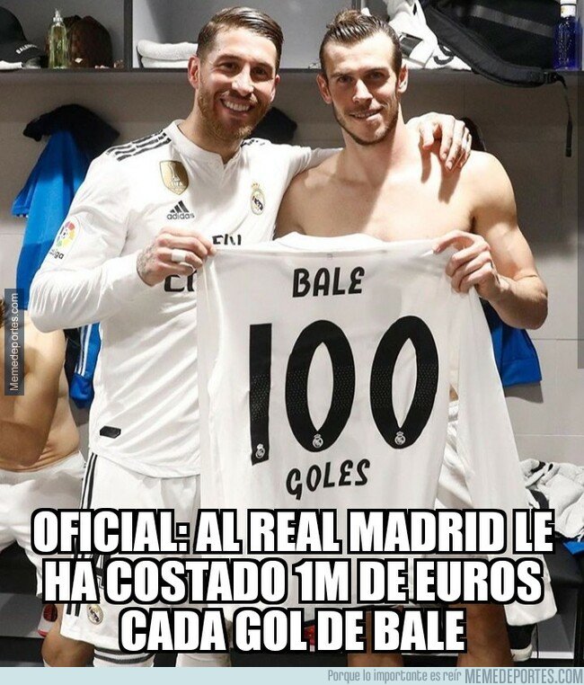 1063994 - Bale alcanza la cifra de 100 goles con el Real Madrid