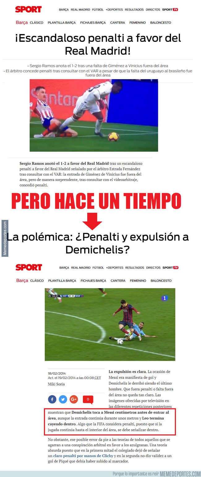 1064039 - Si el penalti cometido a Vinicius se lo cometen a Messi para los culés habría sido legal