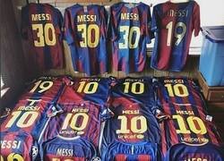 Enlace a La colección completa de camisetas de Leo Messi