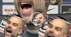 Enlace a La cara de Guardiola al corregir a un periodista sobre su sextete nada más llegar al Barça