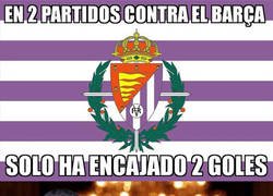Enlace a El Valladolid ha dado la cara frente a los culés
