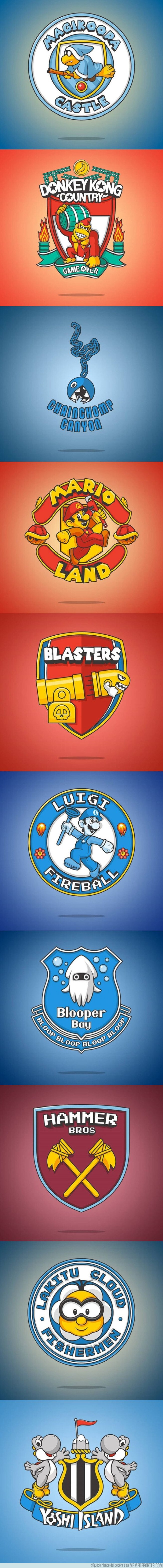 1064945 - Los equipos de la Premier, versión Super Mario, por @433