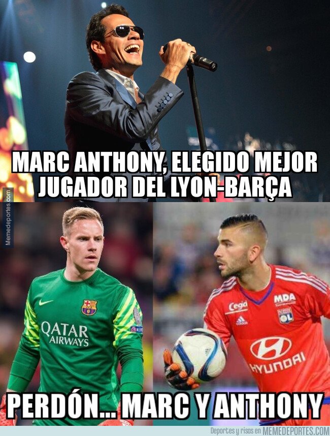1065037 - Marc y Anthony fueron los mejores del Lyon-Barça
