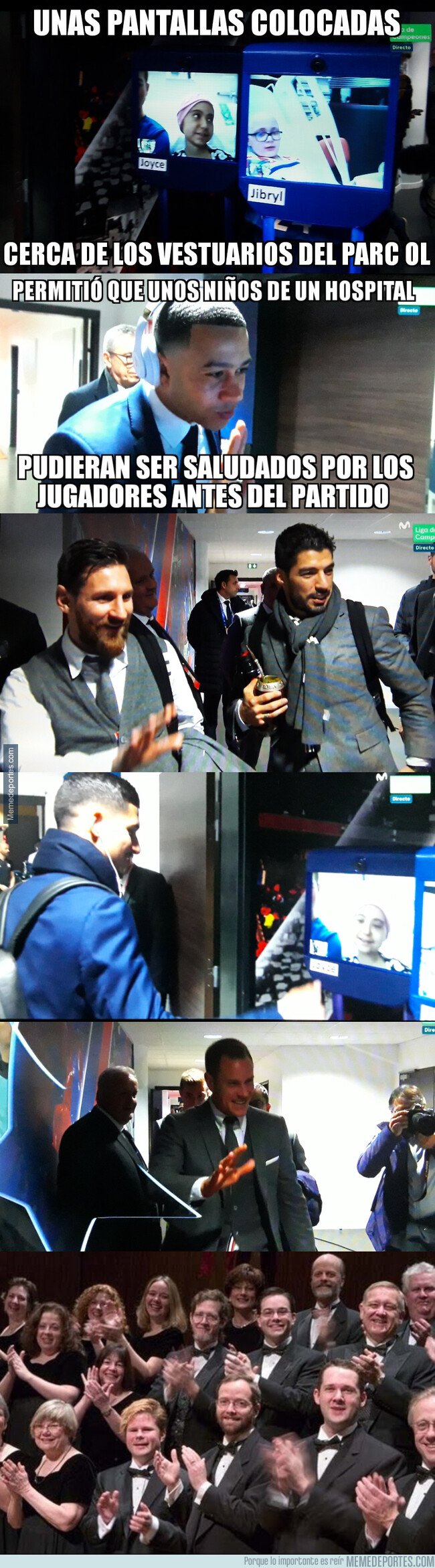 1065039 - El gran detalle que tuvieron Olympique de Lyon y Barça