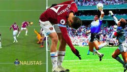 Enlace a El golazo con la mano de Chicharito ante el Fulham a lo Maradona y que subió al marcador