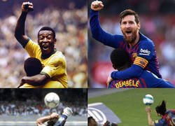 Enlace a Messi pareciéndose a los mejores de la historia