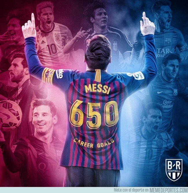 1065474 - Messi alcanza los 650 goles en su carrera, por @brfootball