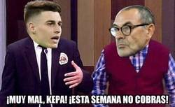 Enlace a Maurizio Sarri, mayorista no limpio pescado