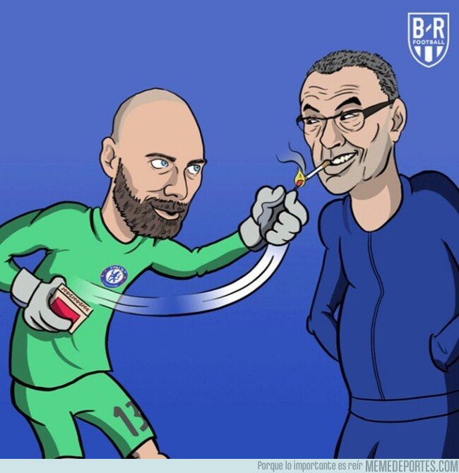 1066051 - Willy sí está a disposición de Sarri, por @brfootball