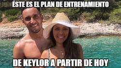 Enlace a Keylor ya está de vacaciones