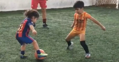 1066245 - El prodigio sobreentrenado de 5 años 'ficha' por el Barcelona y ya regatea a lo Messi