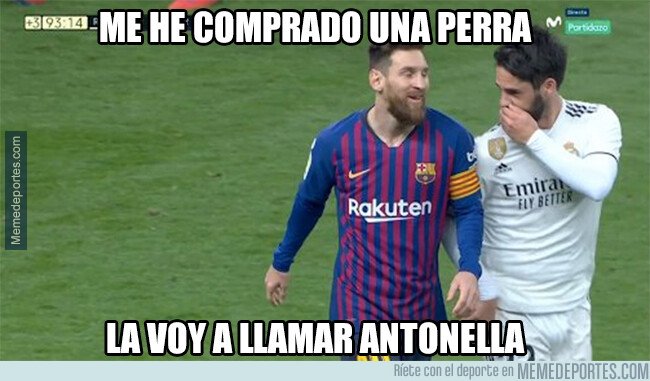 1066372 - Nuevo guiño de Isco a Messi