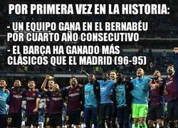 Enlace a Victoria histórica del Barça en el Bernabéu