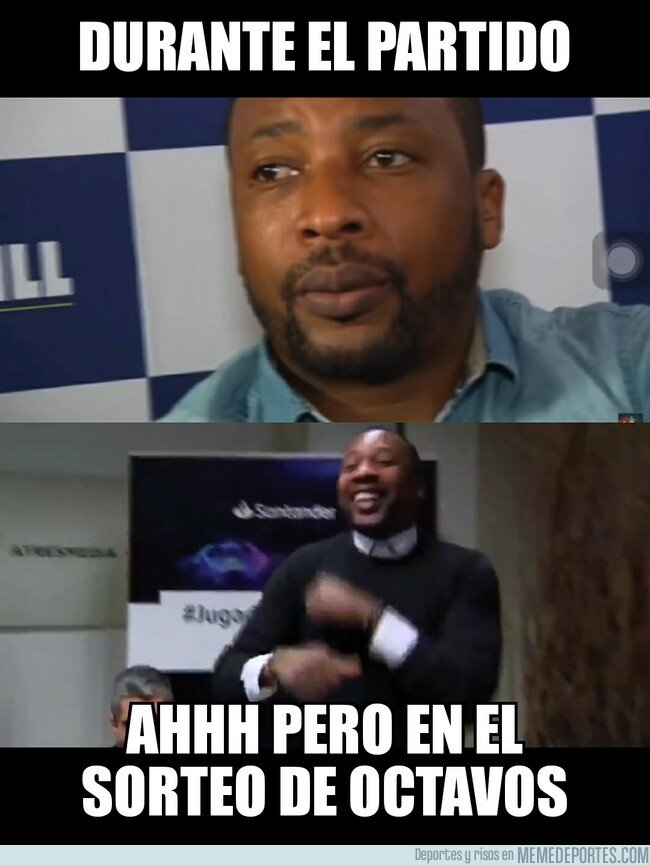 1067085 - El rostro de Congo describe lo sobrado que iba el madridismo