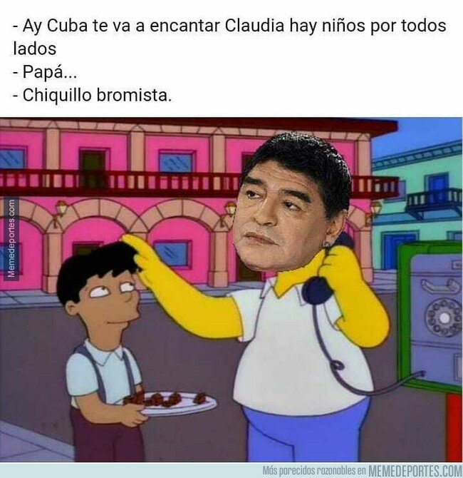 1067545 - El paso de Maradona por Cuba